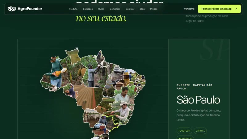 AgroFounder product interface