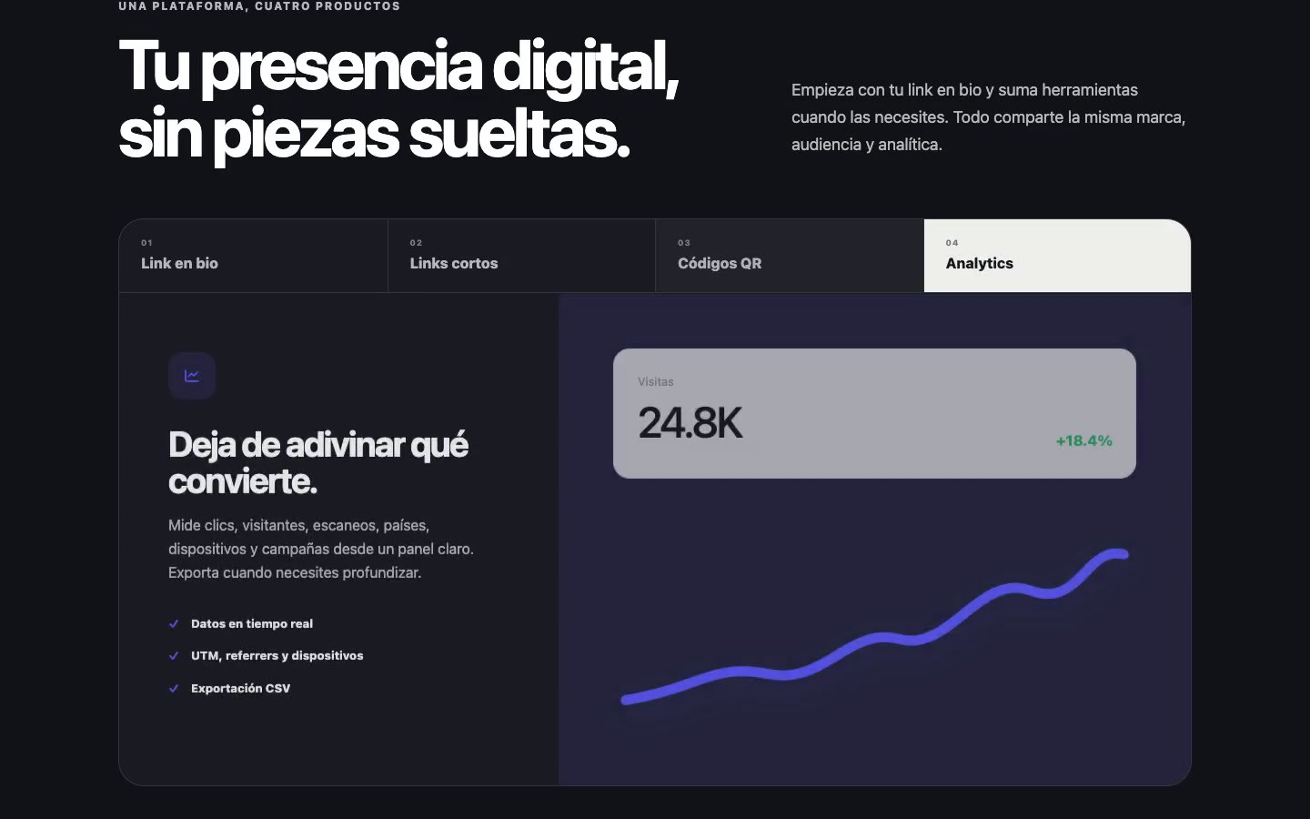 LinkMas product interface