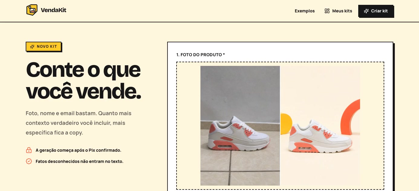 VendaKit product interface