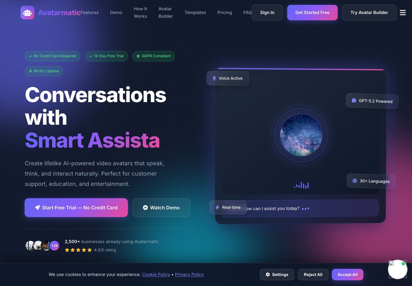 Avatarmatic interface view 2