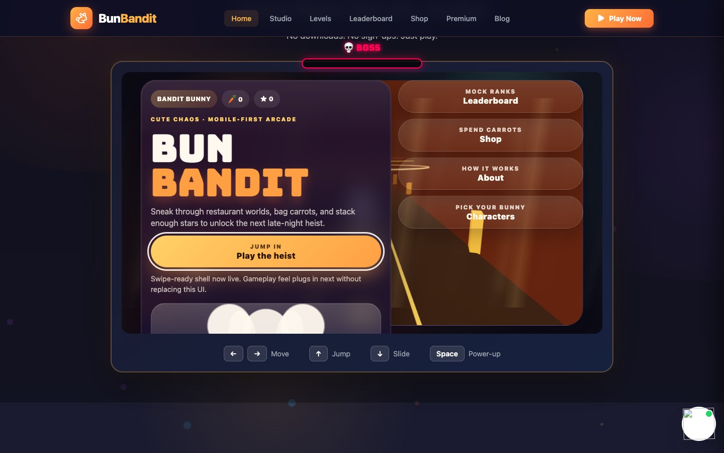 BunBandit interface view 3