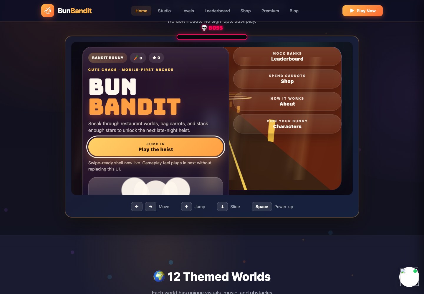 BunBandit interface view 2