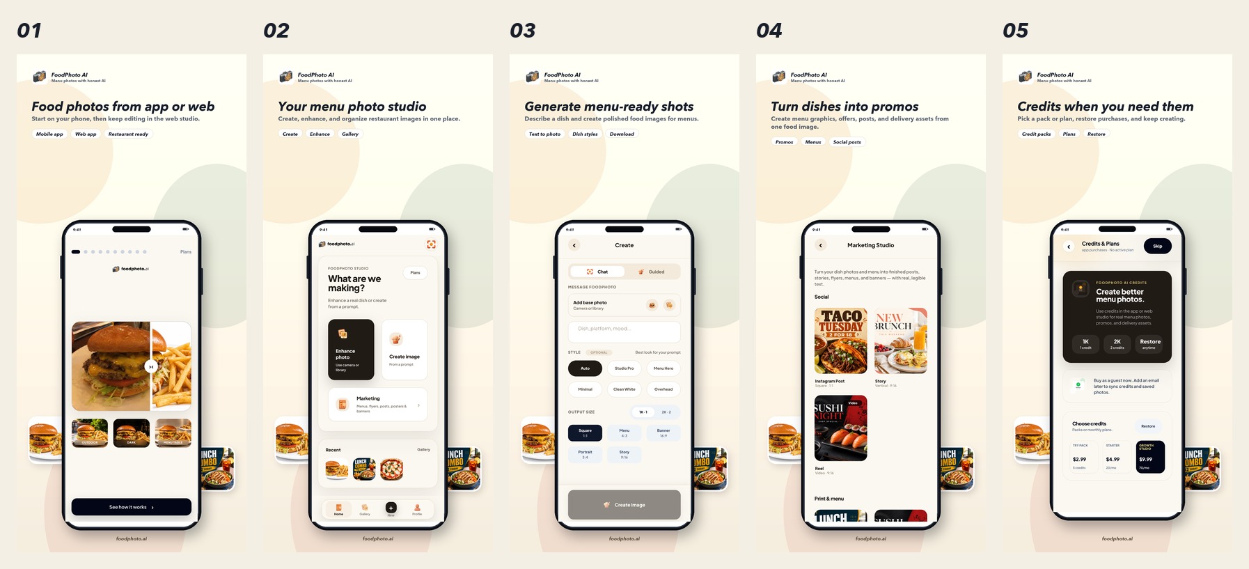 FoodPhoto AI interface view 2
